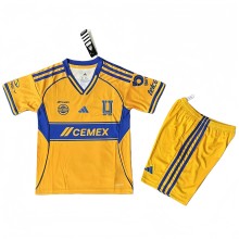 2025-26 Kids Tigres UANL  home yellow  soccer Jersey