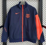 2025-26  Mens Barcelona Royal Blue Orange  Windbreaker