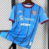 2025-26 Mens Cagliari Third Away blue Fans Soccer Jersey