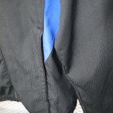 2025-26 Mens Manchester United black blue and yellow windbreaker