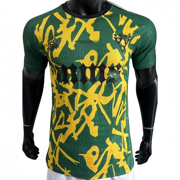 667 Apeshit X La secte 2023 Green Player Version Training shirts