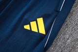 2025-26 Mens Boca Juniors Yellow Half Pull Tracksuit #B25109