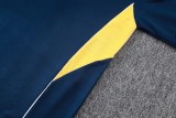 2025-26 Mens Boca Juniors  Royal blue Half Pull Tracksuit  #B25108
