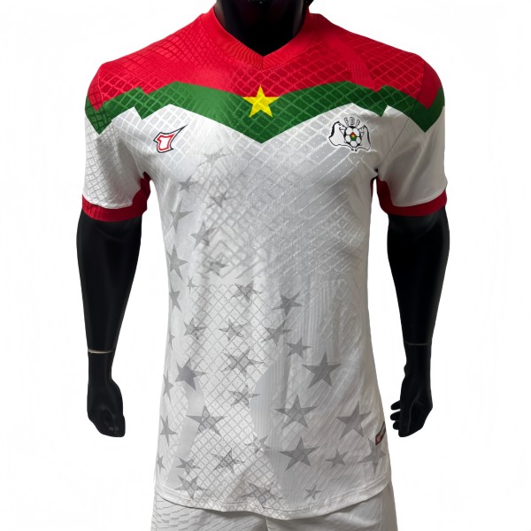 2026-27  Mens  Burkina Faso  away white Player version soccer jersey