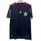 2010 Mens Mexico Black Retro Soccer Jersey