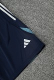 2025-26 Mens Arsenal Royal blue vest Training Short Suit