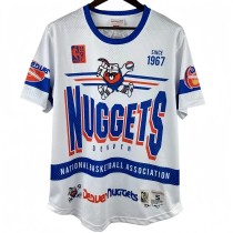 2026 Nuggets White Retro High Quality Casual T-Shirt #MN