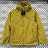 2025-26 ARC-TERYX Khaki Outdoor hoodie windbreaker