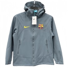 2025-26 Mens Barcelona Light blue Outdoor Windbreaker
