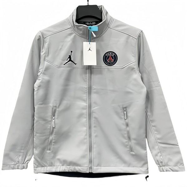 2025-26 Mens PSG  Jordan Gray Outdoor windbreaker