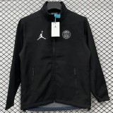2025-26 Mens PSG Jordan Black Outdoor windbreaker