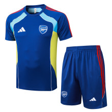 2025-26 Mens Arsenal Colorful Blue Training Short Suit