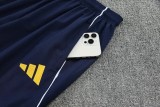 2025-26 Mens Boca Juniors  Royal blue Hoodie Jacket Tracksuit