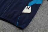 2025-26 Mens Arsenal Royal blue Hoodie jacket Tracksuit suit