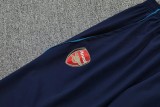 2025-26 Mens Arsenal Royal blue Hoodie jacket Tracksuit suit