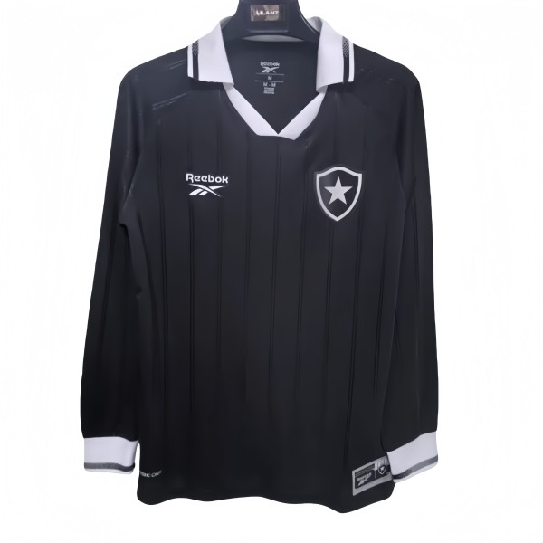 2025-26 Mens  Botafogo away black  Long Sleeve  Soccer Jersey