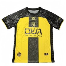 2025-26 Mens Beitar Jerusalem home Black Yellow soccer jersey