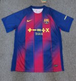 2025-26 Mens Barcelona with Tour Sponor Logo Barca Camisetas de Futbol  soccer Jersey