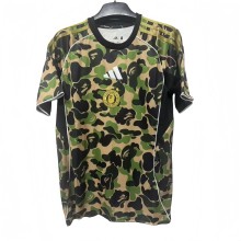 2025-26 Mens  Bathing APE Green Special Edition soccer jersey