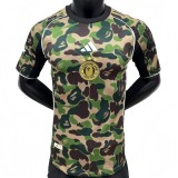 2025-26 Mens  Bathing APE Green  Player version soccer jersey