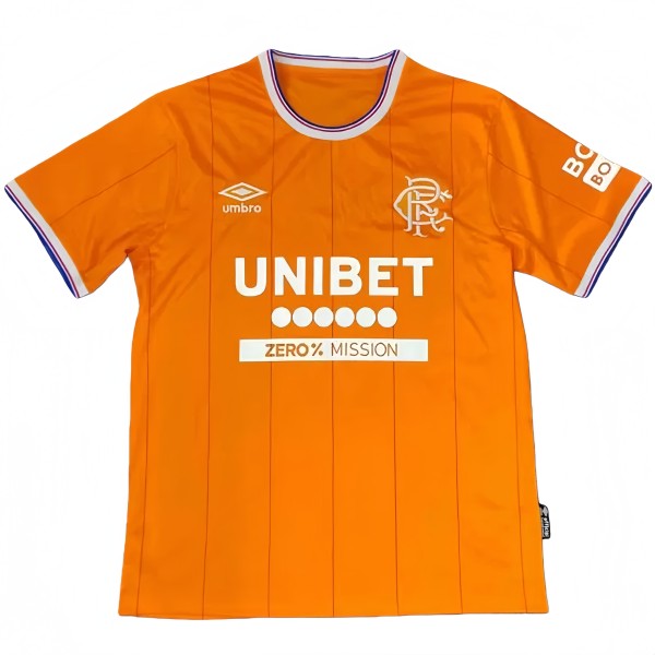 2025-26 Mens Rangers Orange Fourth Away  fan soccer Jersey