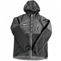2025-26 Mens  Corinthians  black cotton-padded windbreaker