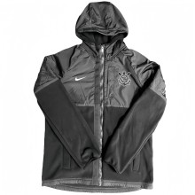 2025-26 Mens  Corinthians  black cotton-padded windbreaker