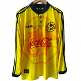 1997-98  Mens Retro Club America long sleeve Home soccer Jersey