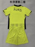 2025-26 Kids  Portsmouth Third away greenSoccer Jersey