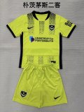2025-26 Kids  Portsmouth Third away greenSoccer Jersey