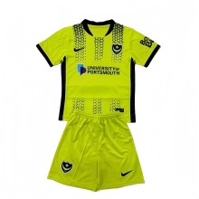 2025-26 Kids  Portsmouth Third away greenSoccer Jersey