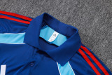 2025-26 Mens Arsenal Colorful Blue polo Training Short Suit