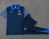2025-26 Mens PSG polo Royal blue  Tracksuit