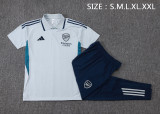 2025-26 Mens Arsenal light gray  Training Short Suit