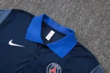 2025-26 Mens PSG polo Royal blue  Tracksuit