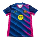 2025-26 Mens Barcelona Special Edition blue soccer Jersey