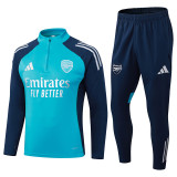 2025/26 Mens Arsenal royal blue Half pull Tracksuit suit