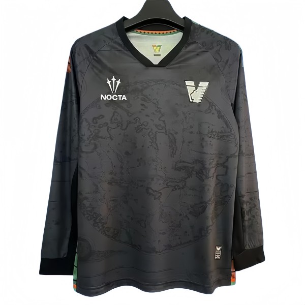 2025-26 Mens Venezia FC home black Long Sleeve Soccer Jersey
