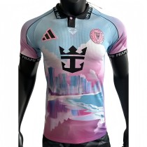 2025-26 Mens  Inter Miami Green Pink Special Edition Player  Soccer Jersey
