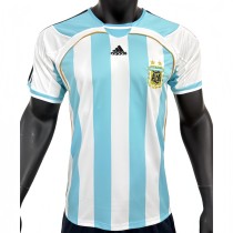 2006 Mens  Argentina Home Retro Jersey