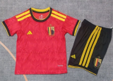 2026-27 Kids Belgium home red soccer jersey