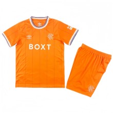 2025-26 Kids Rangers Orange Fourth Away soccer Jersey