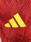 2026-27  Mens Belgium home red Player version long sleeve soccer Jersey