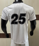 2025-26 Mens Oasis white Player version #25 polo  soccer jersey