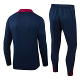 2025-26 Mens Barcelona royal blue Jacket Tracksuit suit