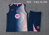 2025-26 Mens Barcelona royal blue Vest short training  D25204#
