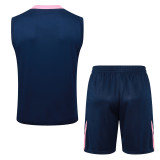 2025-26 Mens Barcelona royal blue Vest short training  D25204#