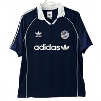 2025-26 Mens Ad Three Stripes Classic Edition Blue Polo soccer jersey