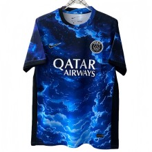2025-26 Mens PSG away blue Soccer Jersey