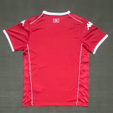 2025-26 Mens Tunisia home red soccer jersey